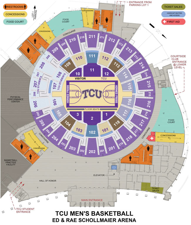 Schollmaier Arena Seating Chart